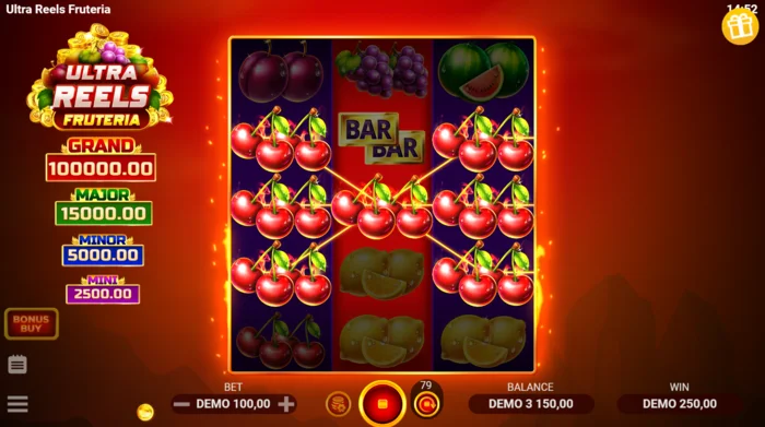 Ultra Reels Fruteria - kombination med körsbär